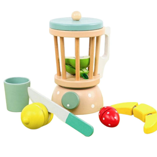 FruitWhirl – Montessori Houten Blender Speelgoed voor Kinderen vanaf 3 Jaar – Stimuleert Gezond Fantasiespel