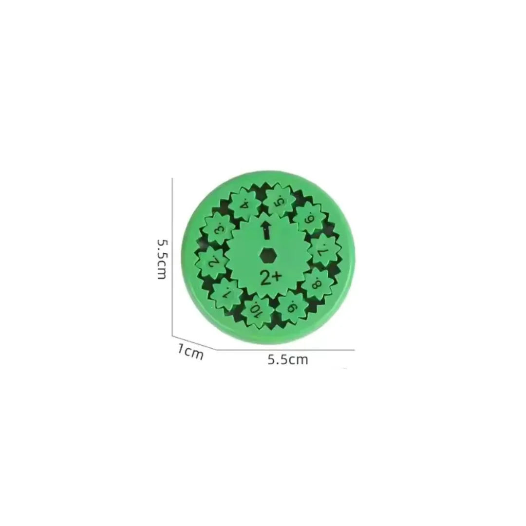 SpinSum™ – Kinderen Wiskunde Fidget Spinners vanaf 3 Jaar | 9-Pack Tellen & Focus
