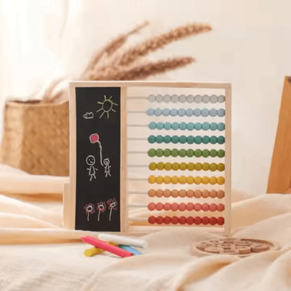WoodWhiz™ – Houten Telraam Voor Kinderen Leeftijd 3+ – Verbetert Telvaardigheden