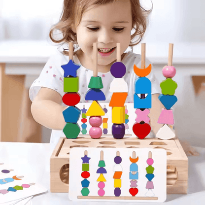 BrightNest™ – Montessori Puzzelset Voor Kinderen Vanaf 3 Jaar – Verbetert Creativiteit En Vaardigheden