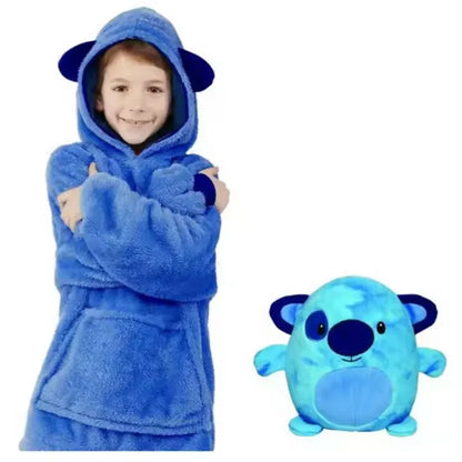 HugHood™ – Transformeerbare Kinderen Hoodie & Knuffel vanaf 3 Jaar | Draag & Knuffel