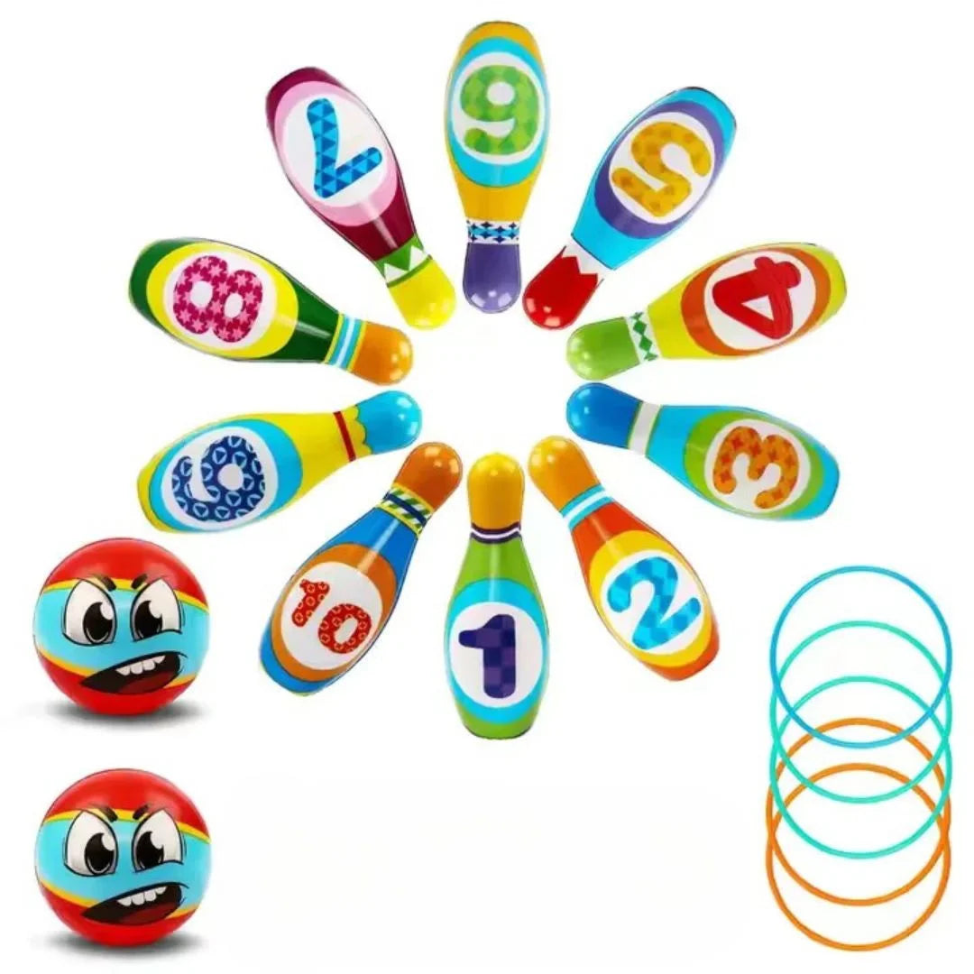 Strikey™ – Kinderen Foam Bowling Set vanaf 3 Jaar | Binnen & Buiten Spel