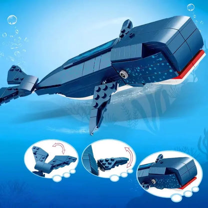 AquaBricks – Oceaan Dieren Bouwstenen Set voor Kinderen vanaf 6 Jaar