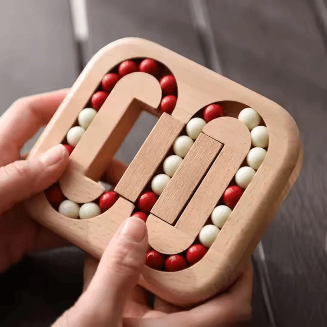 CraftNest™ – Houten Kralenset Voor Kinderen Vanaf 3 Jaar – Verbetert Fijne Motoriek