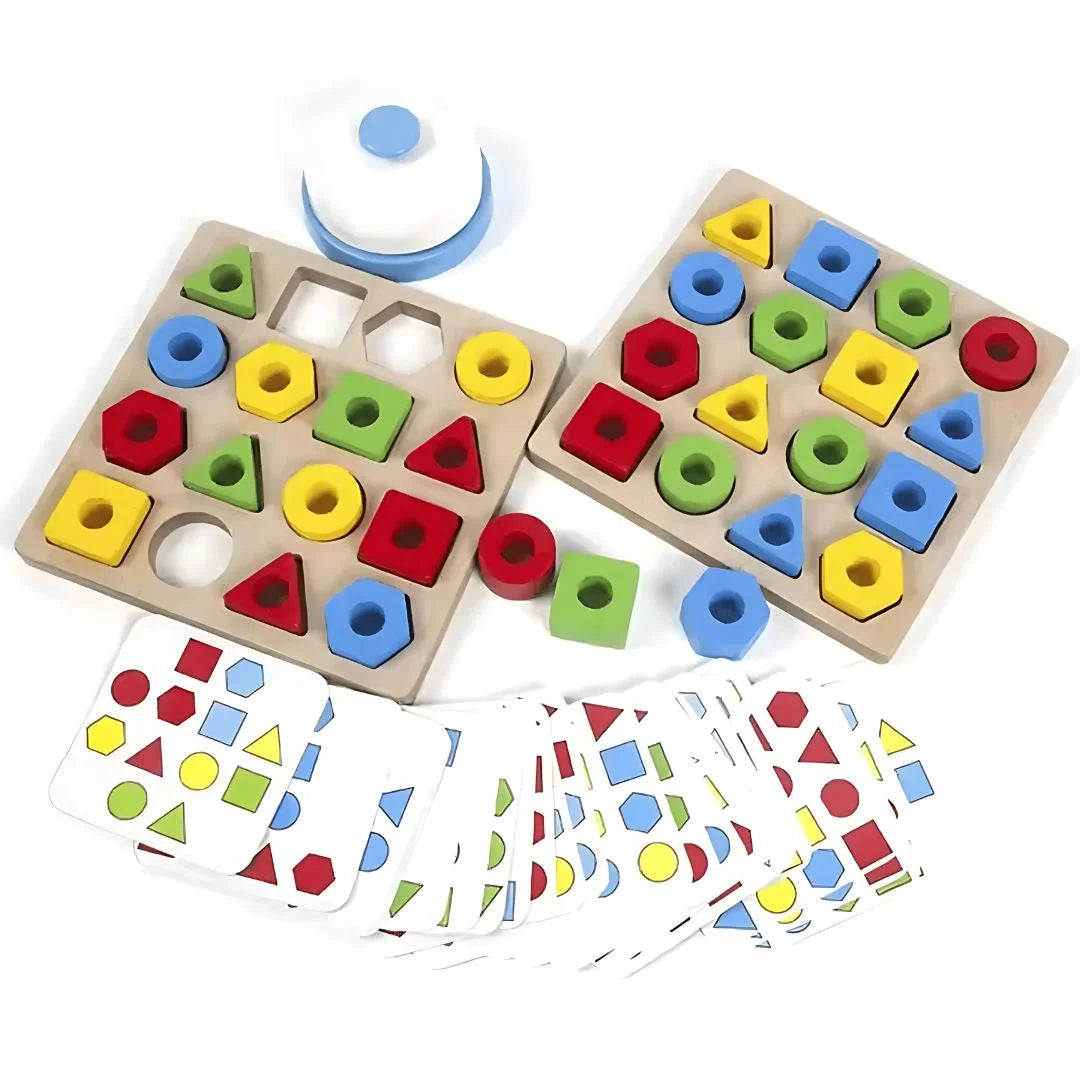ShapeMastery™ – Vormensorteerspel Voor Kinderen Vanaf 3 Jaar – Verbetert Hand-Oog Coördinatie