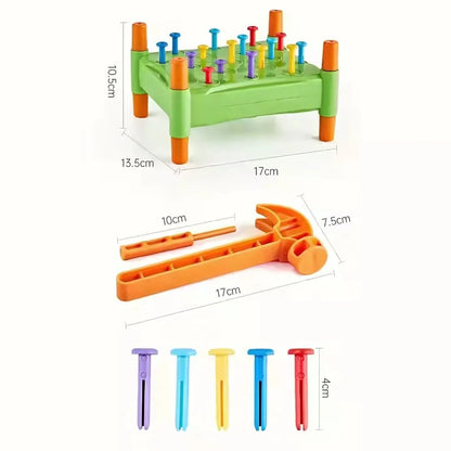 NailPop | Hamertje Tik Speelset van Kunststof voor Kinderen 3+