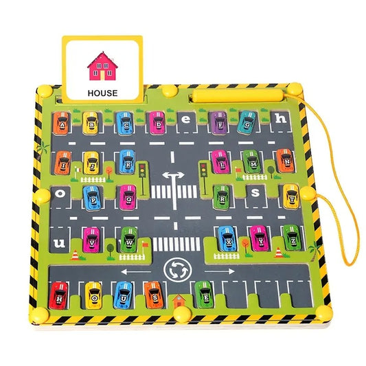 AlphabetAdventure - Magnetisch Alfabet Doolhof Montessori