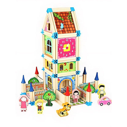 MagicBuild - Creatieve Houten Bouwblokken