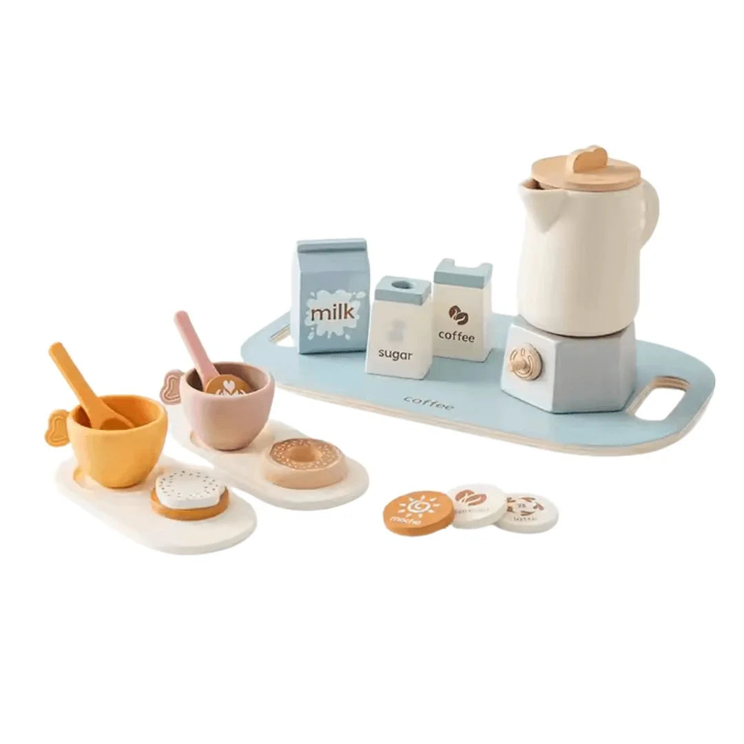 WoodenWhimsy™ – Theeservies Voor Kinderen Vanaf 3 Jaar – Stimuleert Fantasierijk Spel