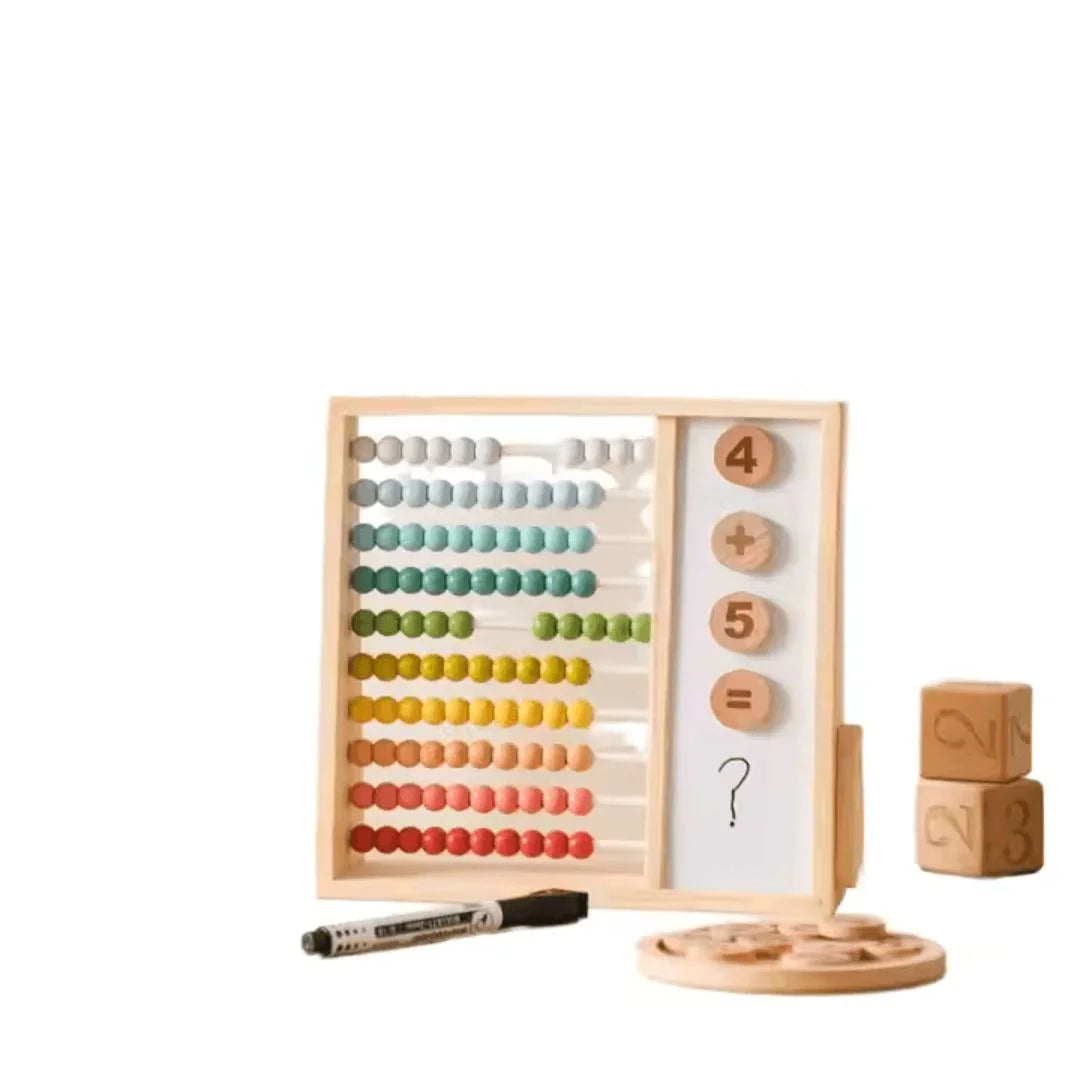 WoodWhiz™ – Houten Telraam Voor Kinderen Leeftijd 3+ – Verbetert Telvaardigheden