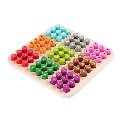 WoodiePlay™ – 3D Houten Sudoku Puzzel Voor Kinderen Vanaf 6 Jaar – Verbetert Probleemoplossende Vaardigheden