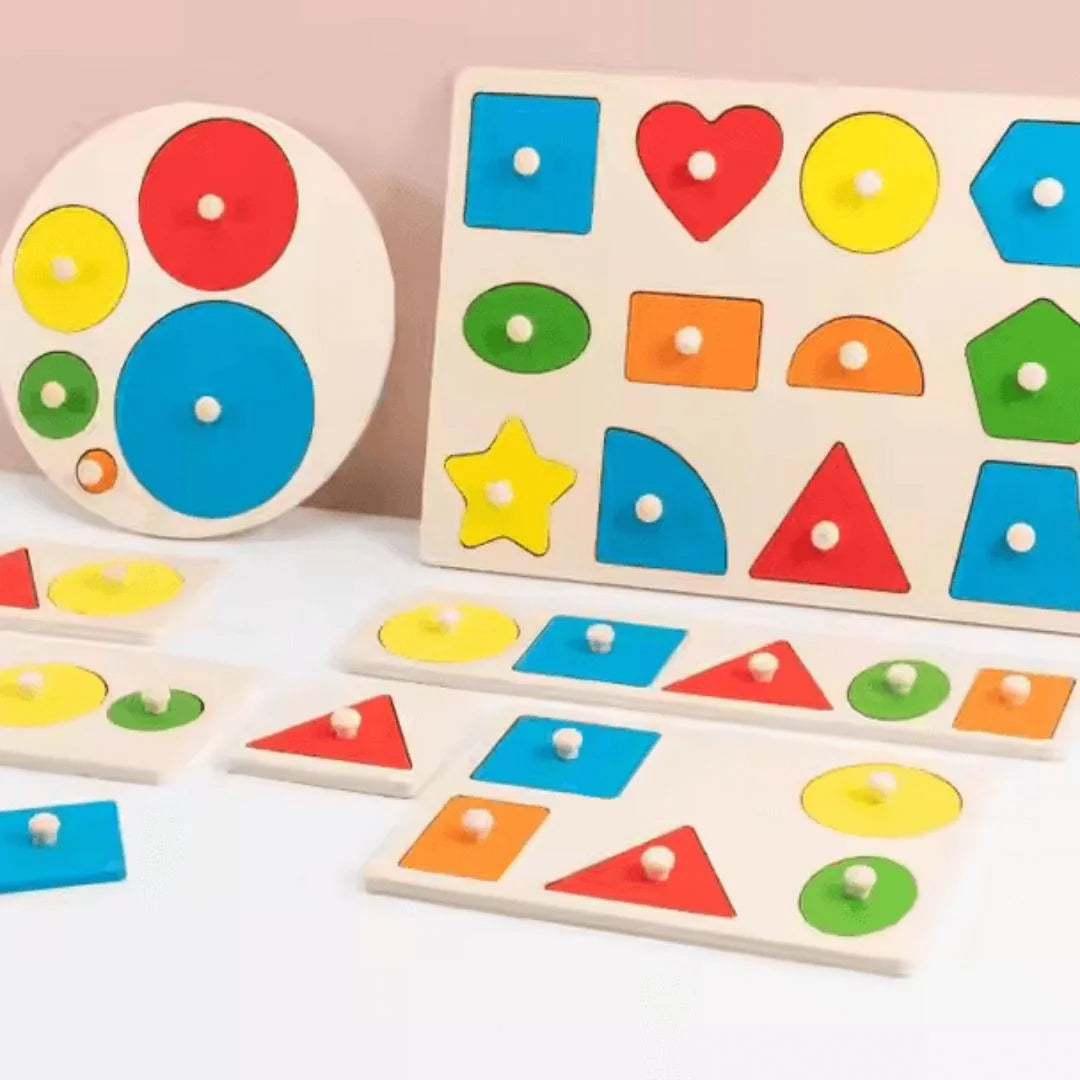 GeoPlay™ – Geometrische Puzzel Voor Kinderen Vanaf 3 Jaar – Verbetert Ruimtelijk Inzicht