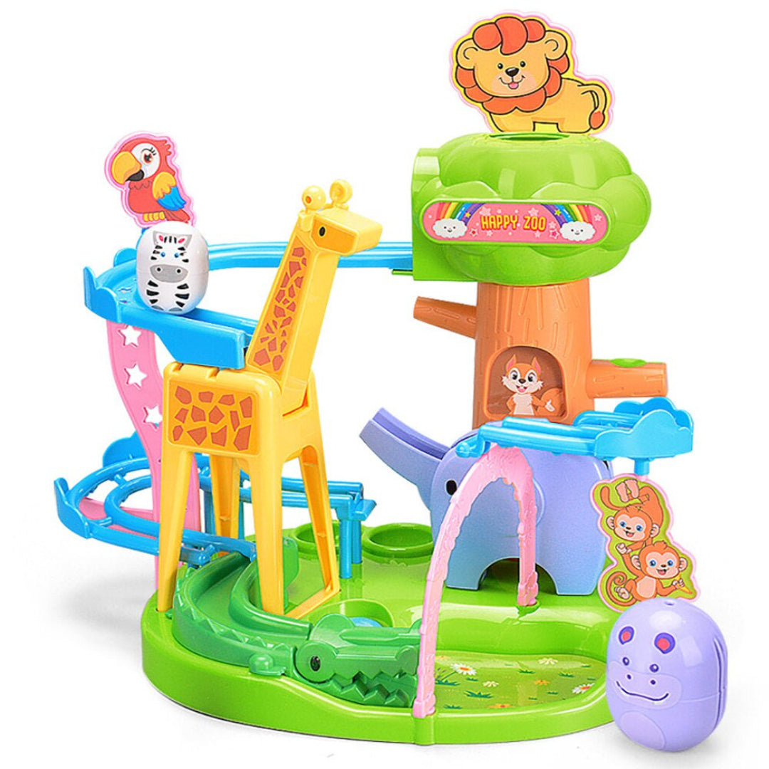 CritterCoaster™ - dierenglijbaan en bouwset voor kinderen vanaf 3 jaar - stimuleert creatief spel en groei van de motoriek