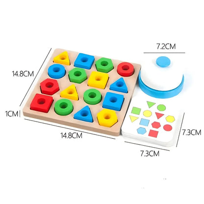 ShapeMastery™ – Vormensorteerspel Voor Kinderen Vanaf 3 Jaar – Verbetert Hand-Oog Coördinatie