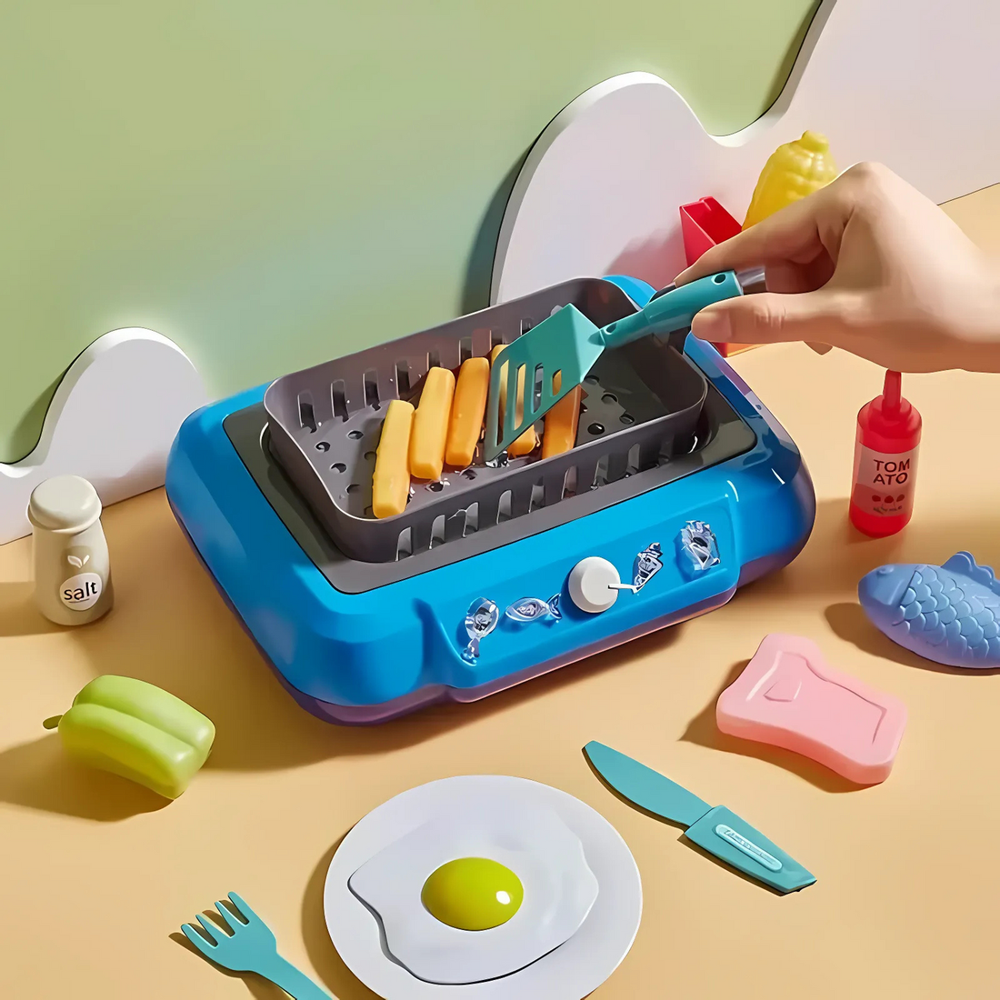 ChefWhiz – Speelgoed Kookset voor Kinderen vanaf 3 jaar – Stimuleert Rollenspel & Zelfvertrouwen in Fijne Motoriek