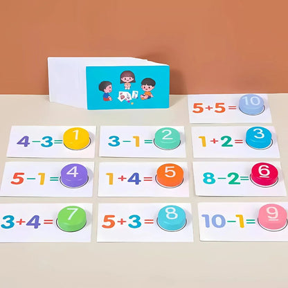 CountCaps Houten Tellen & Reken Fiches – Montessori Leren – Vanaf 4 Jaar
