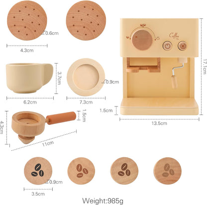BrewBuddies Houten Koffie & Thee Speelset – Rollenspel – Vanaf 3 Jaar