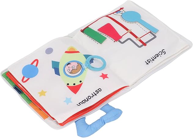 TactileTales – Interactief Zacht Stoffen Boek voor Baby's – Stimuleert Zintuiglijke Ontwikkeling en Fijne Motoriek