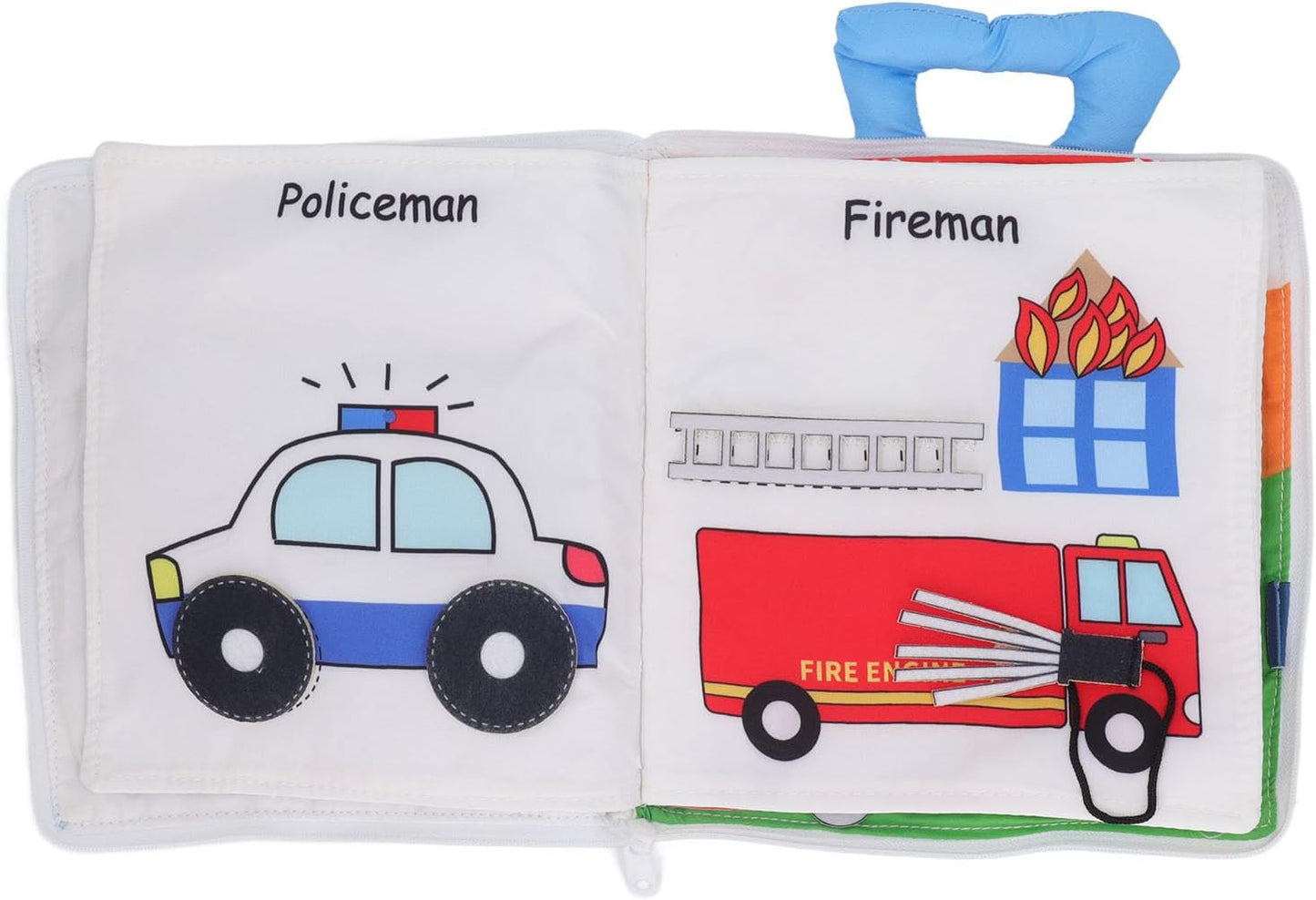 TactileTales – Interactief Zacht Stoffen Boek voor Baby's – Stimuleert Zintuiglijke Ontwikkeling en Fijne Motoriek