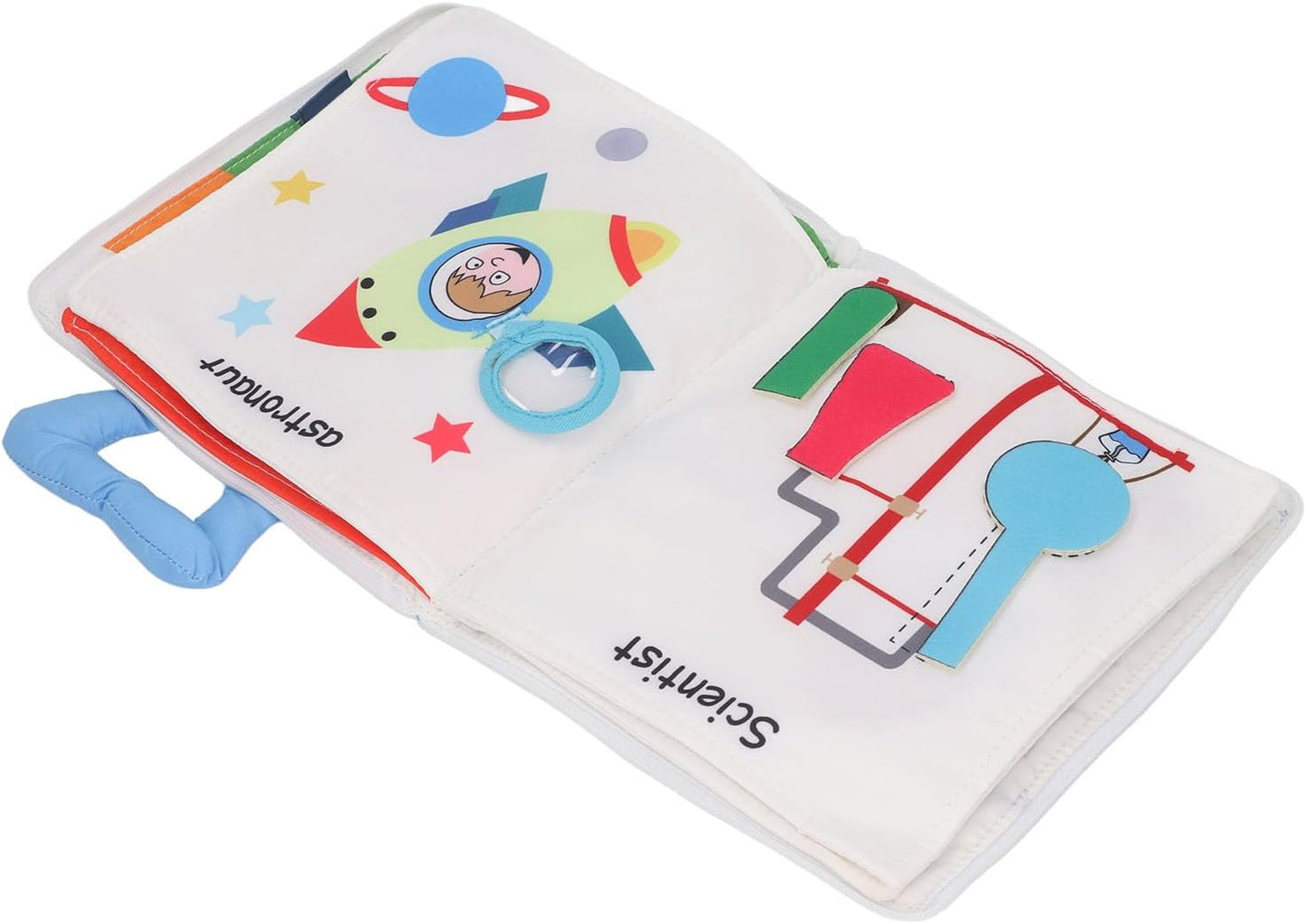 TactileTales – Interactief Zacht Stoffen Boek voor Baby's – Stimuleert Zintuiglijke Ontwikkeling en Fijne Motoriek