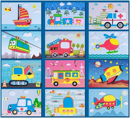 StickerPuzzles - Ambachten Handwerk Puzzel Speelgoed Viltdoek Sticker