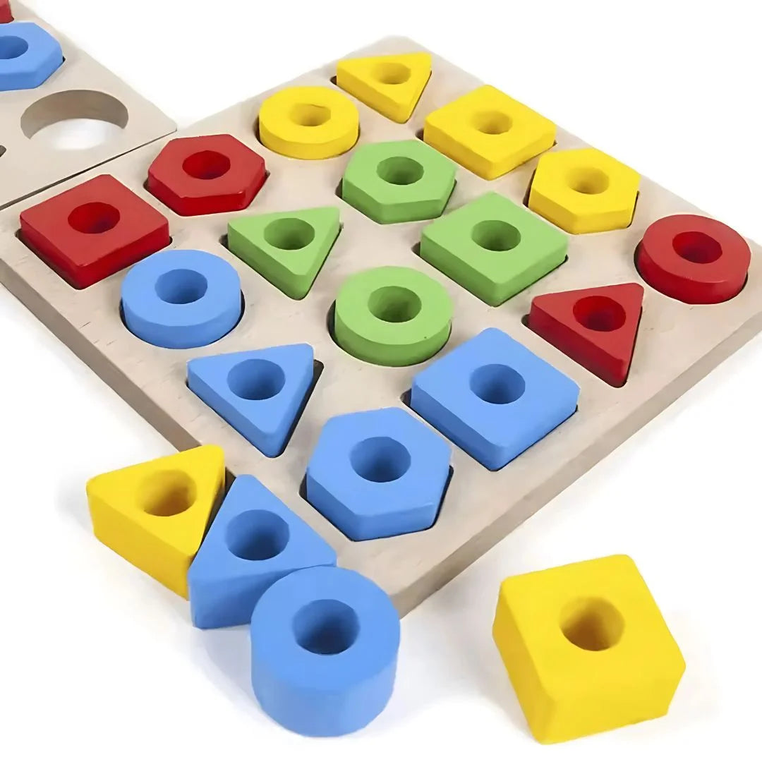 ShapeMastery™ – Vormensorteerspel Voor Kinderen Vanaf 3 Jaar – Verbetert Hand-Oog Coördinatie