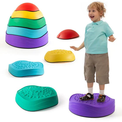 Step&Balance – Sensorische Balansstenen voor Kinderen vanaf 3 Jaar – Versterkt Evenwicht & Beweging