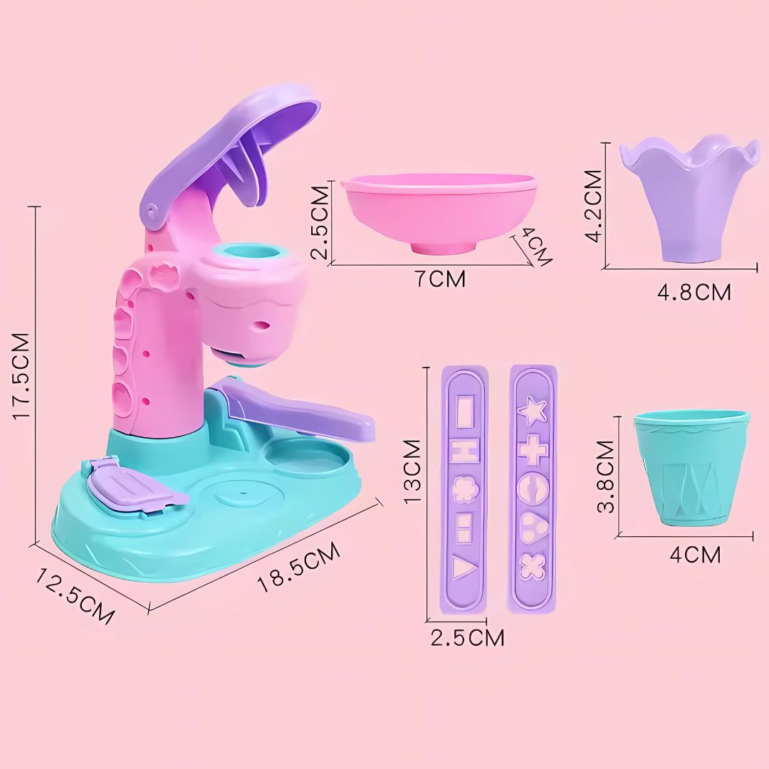 ScoopMold™ – IJsjes Klei Machine Speelset voor Kinderen vanaf 4 Jaar