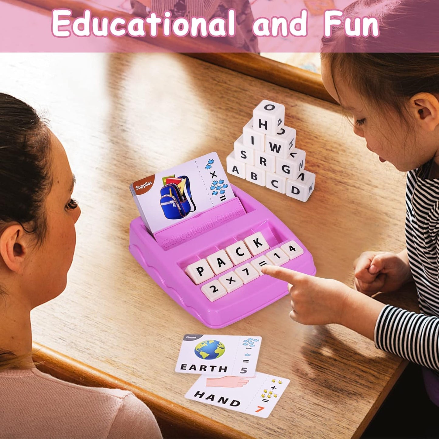 WordWise – Educatief Spel om Letters & Cijfers te Leren voor Kinderen vanaf 3 Jaar – Stimuleert Taal & Rekenen