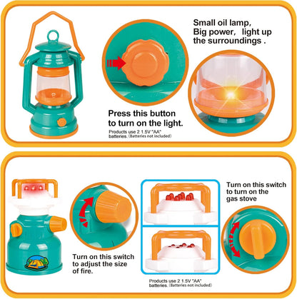 CampsterQuest – Camping Speelset voor Kinderen vanaf 3 Jaar – Stimuleert Rollenspel & Fantasie