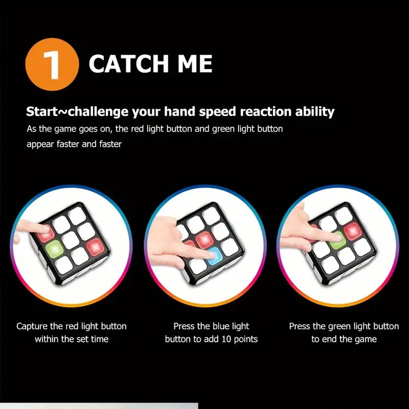 GalaxyCube – Lichtgeheugen Spel voor Kinderen vanaf 6 Jaar – Stimuleert Focus & Reactievermogen