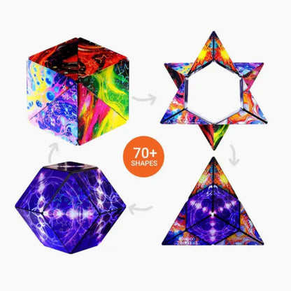 MorphBox – Vormveranderende Puzzelkubus voor 8+ – Versterkt Ruimtelijk Denken & Creatieve Focus