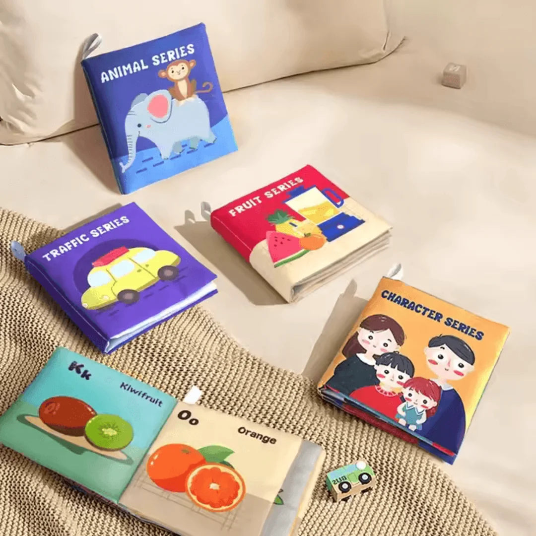 PlayfulPages™ – Knisperboek Voor Kinderen Leeftijd 0+ – Stimuleert Zintuiglijke Ontwikkeling