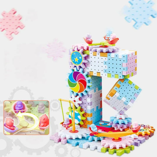 WonderBricks – Creatieve Bouwstenen Set voor Kinderen vanaf 3 Jaar – Stimuleert Verbeelding & Fijne Motoriek