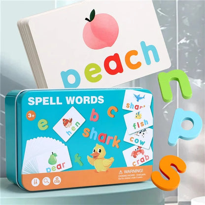 WordWhiz – Speelset voor Spelling voor Kinderen vanaf 3 jaar – Versterkt Taalvaardigheden en Woordherkenning