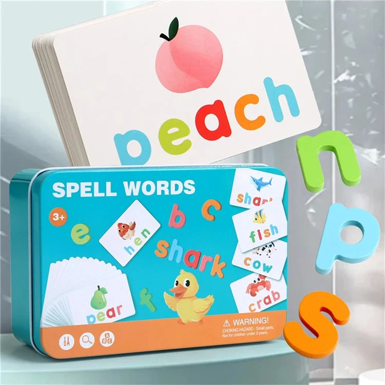 WordWhiz – Speelset voor Spelling voor Kinderen vanaf 3 jaar – Versterkt Taalvaardigheden en Woordherkenning