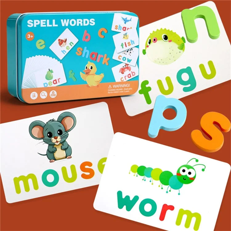 WordWhiz – Speelset voor Spelling voor Kinderen vanaf 3 jaar – Versterkt Taalvaardigheden en Woordherkenning