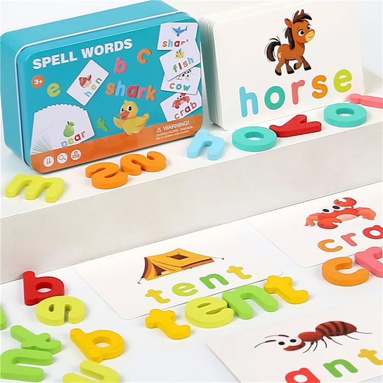 WordWhiz – Speelset voor Spelling voor Kinderen vanaf 3 jaar – Versterkt Taalvaardigheden en Woordherkenning