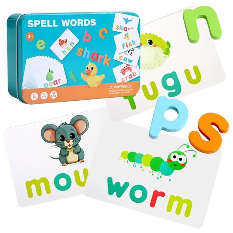 WordWhiz – Speelset voor Spelling voor Kinderen vanaf 3 jaar – Versterkt Taalvaardigheden en Woordherkenning