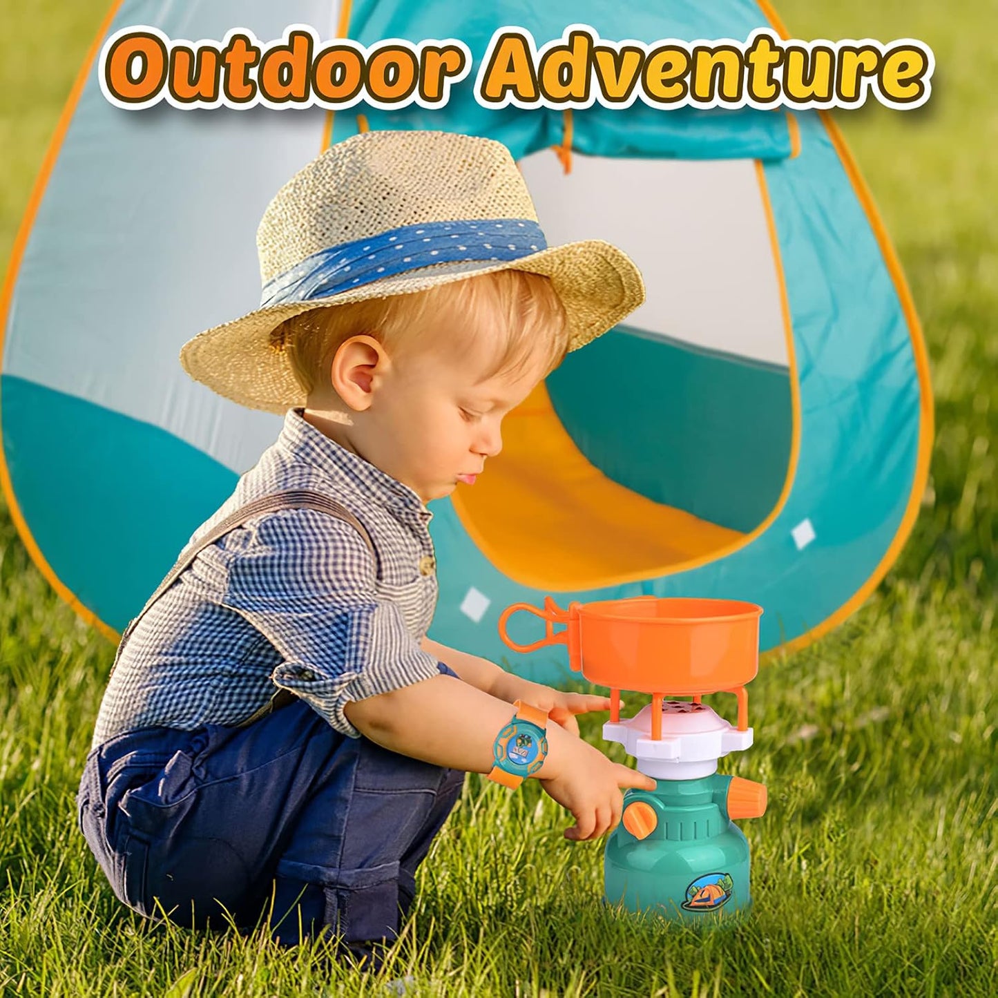 CampsterQuest – Camping Speelset voor Kinderen vanaf 3 Jaar – Stimuleert Rollenspel & Fantasie