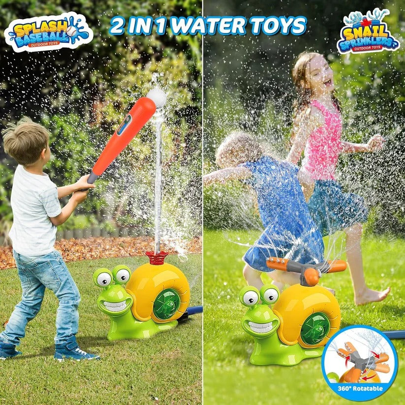 SplashSlugger – Sprinkler Honkbalspel voor Kinderen vanaf 4 Jaar – Verbetert Coördinatie & Zomers Buitenplezier
