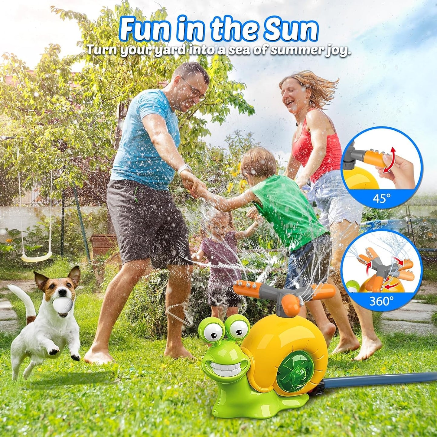 SplashSlugger – Sprinkler Honkbalspel voor Kinderen vanaf 4 Jaar – Verbetert Coördinatie & Zomers Buitenplezier