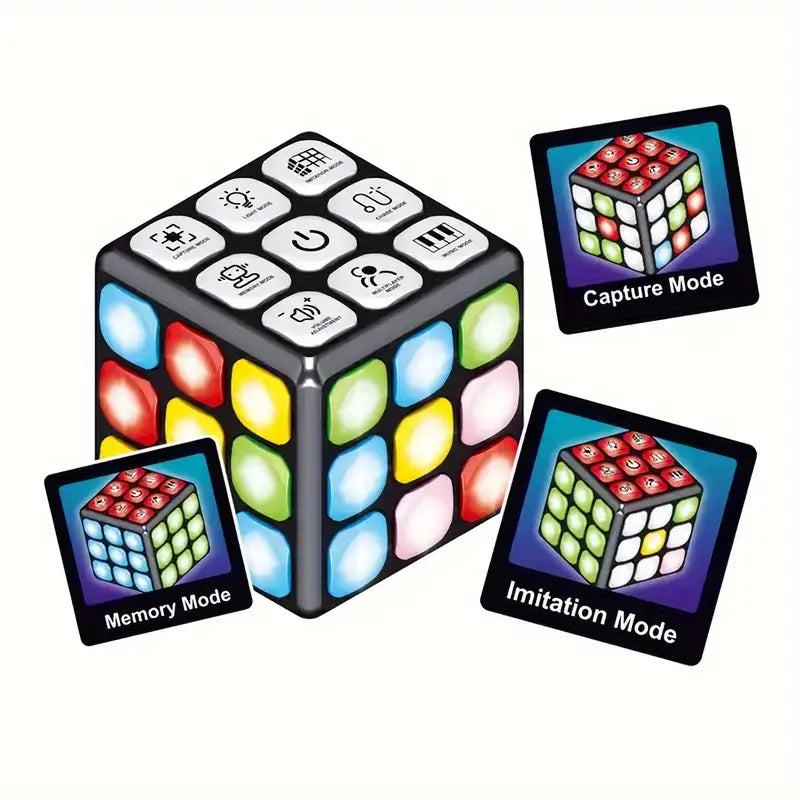 GalaxyCube – Lichtgeheugen Spel voor Kinderen vanaf 6 Jaar – Stimuleert Focus & Reactievermogen