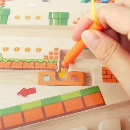 MazeMaster - Montessori Nummer- en Kleurenlabyrint