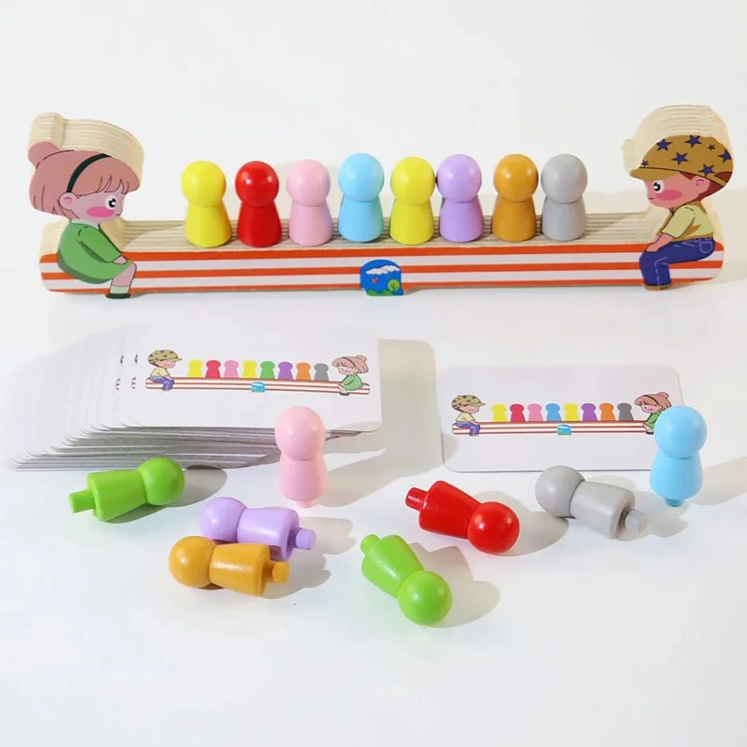 ColorCritters see saw
