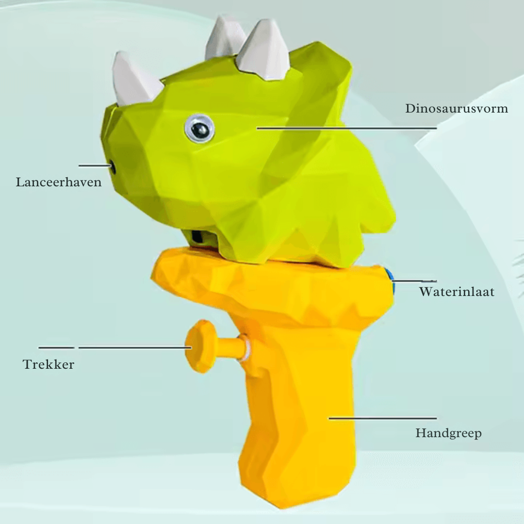 DinoSplash™ – Dinosaur Waterpistool Voor Kinderen Vanaf 3 Jaar – Ultiem Zomerplezier