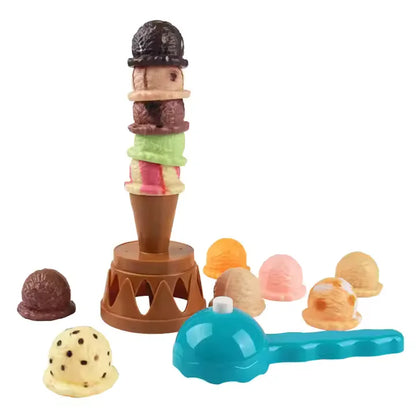 ScoopStack™ – IJsjes Balansspel voor Kinderen vanaf 5 Jaar