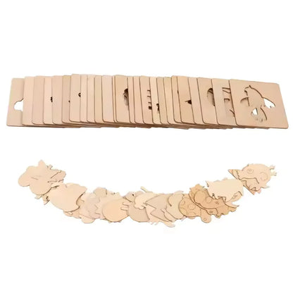 DrawEase™ - Houten sjablonenset voor kinderen