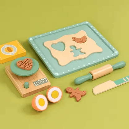 LittleBaker™ – Houten Speelkeukenset Voor Kinderen Vanaf 3 Jaar – Stimuleert Creativiteit en Vaardigheden