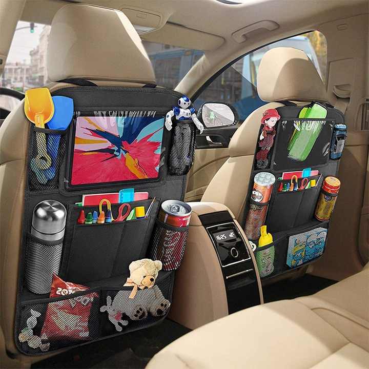 RideTidy™ – Auto Achterbank Organizer met Tablethouder & Opbergvakken – Voor Kinderen vanaf 3 Jaar